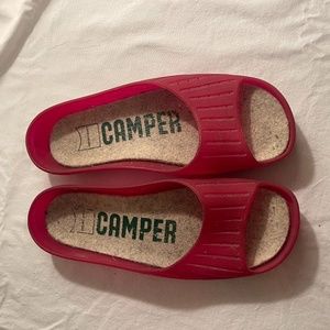 Camper Fucsia Rubber / Silicone Flip Flops from Berlin Women's US 9/Euro 39